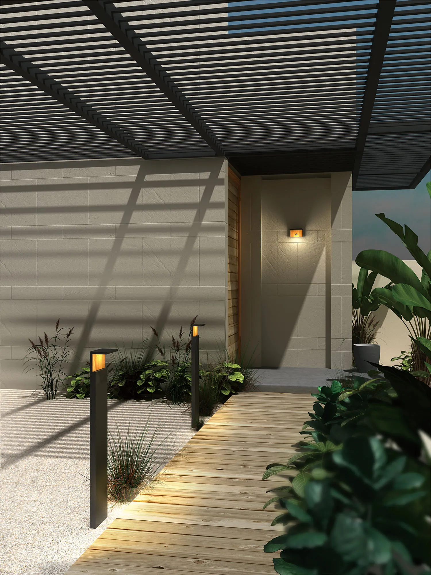 Ruka Exterior Lights Mantra Fusion Bollards